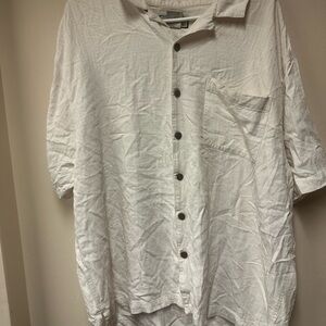 Caribbean Joe Cream Casual‎ Button Down Shirt